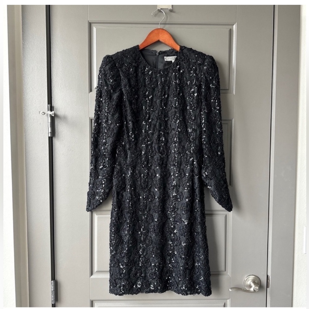Carolina Herrera black dress size 8